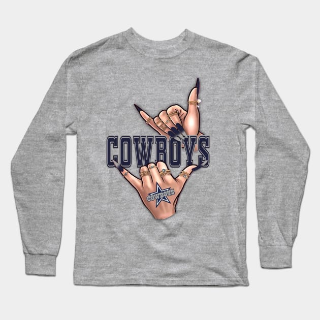 Cowgirl Hands Long Sleeve T-Shirt by Sazzy's